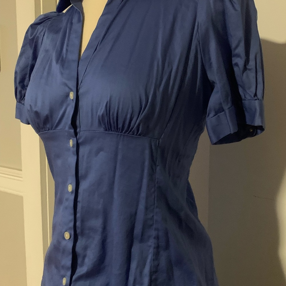 Elegant Blue Women's Top